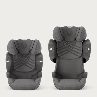 Cybex® Car seat Solution S2 i-Fix 2/3 (15-36kg) Lava Grey - Pikolin