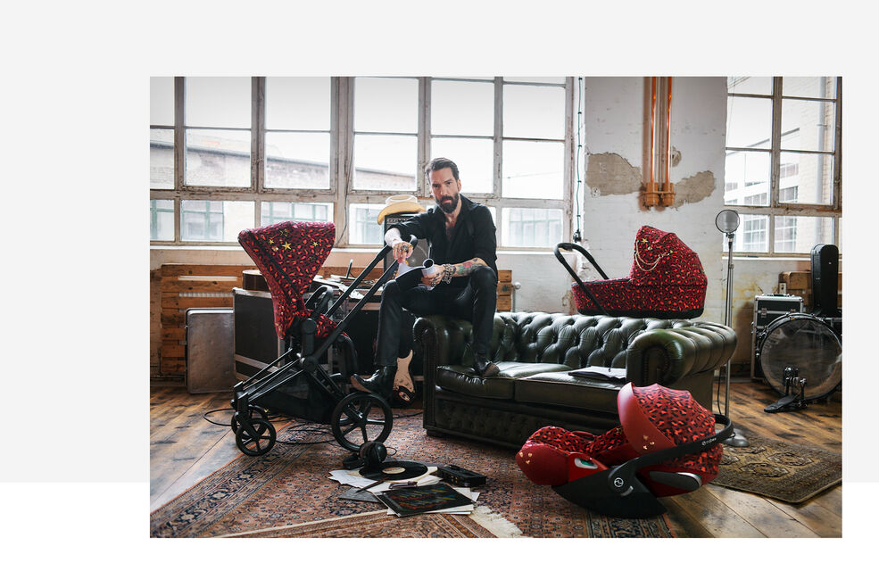 Collaboration de design CYBEX Platinum by Alec Voelkel