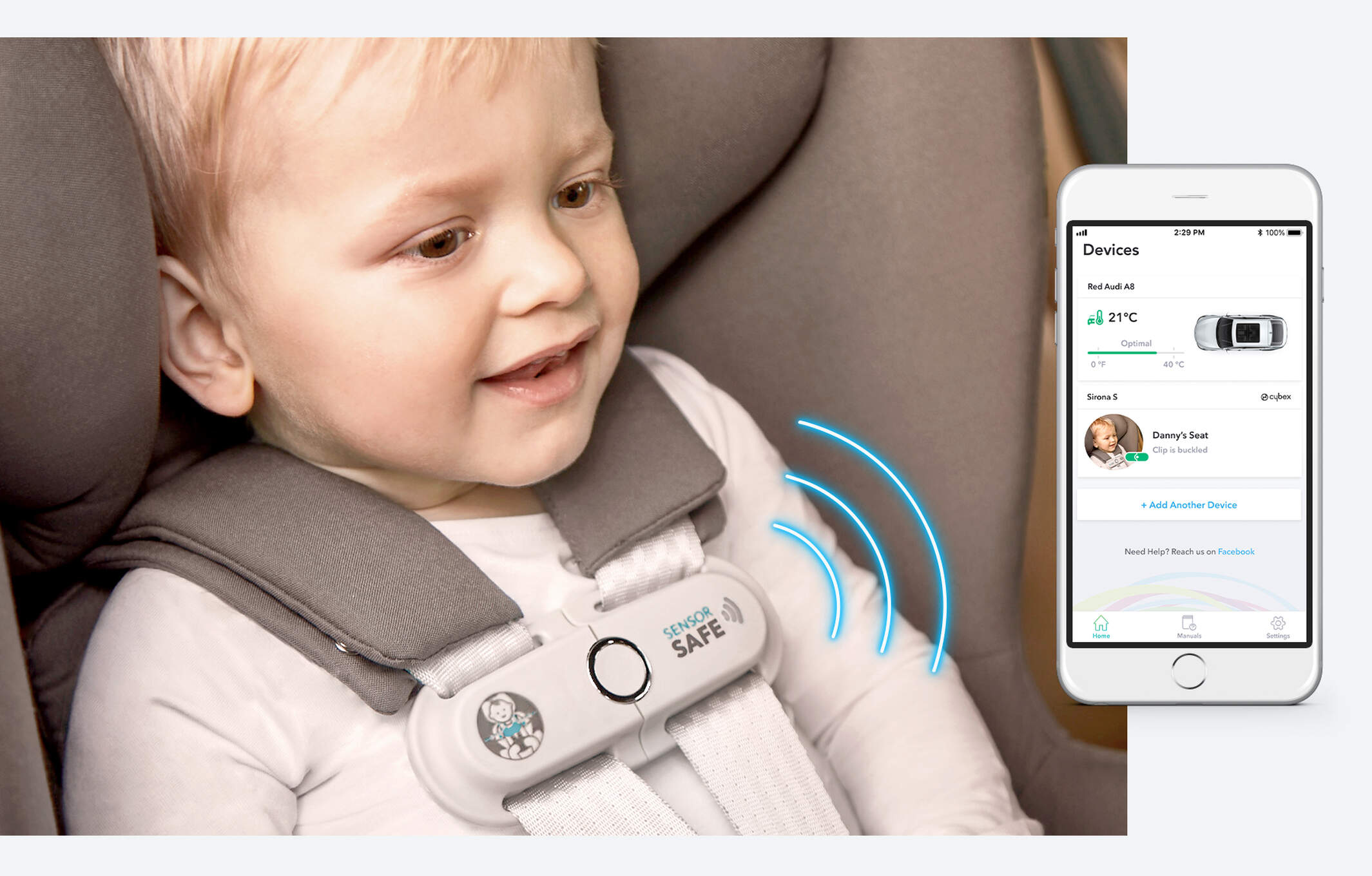 Sensores antiolvido en las sillas de bebés