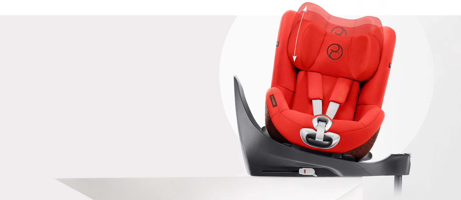 CYBEX Platinum Sirona Z2 i-Size Car Seat Adjustable Headrest