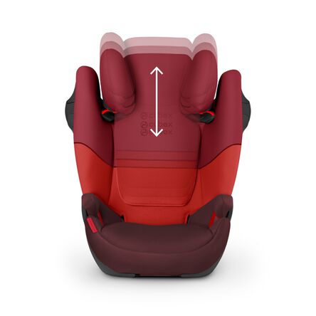 12-position height-adjustable headrest