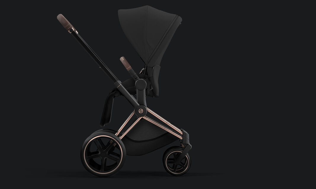 CYBEX Platinum Priam-barnvagn med vändbar bilstolsenhet