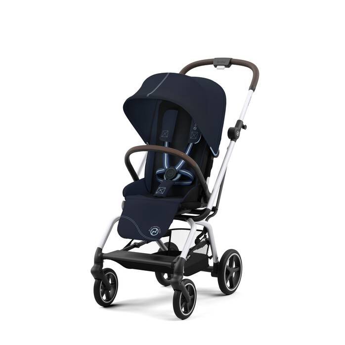 CYBEX Eezy S Twist+2 2023 - Ocean Blue in Ocean Blue (Silver Frame) large bildnummer 2