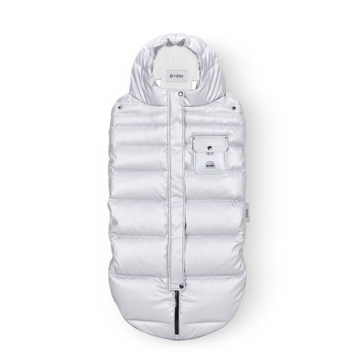 CYBEX Platinum Winter Footmuff - Arctic Silver in Arctic Silver large image number 2