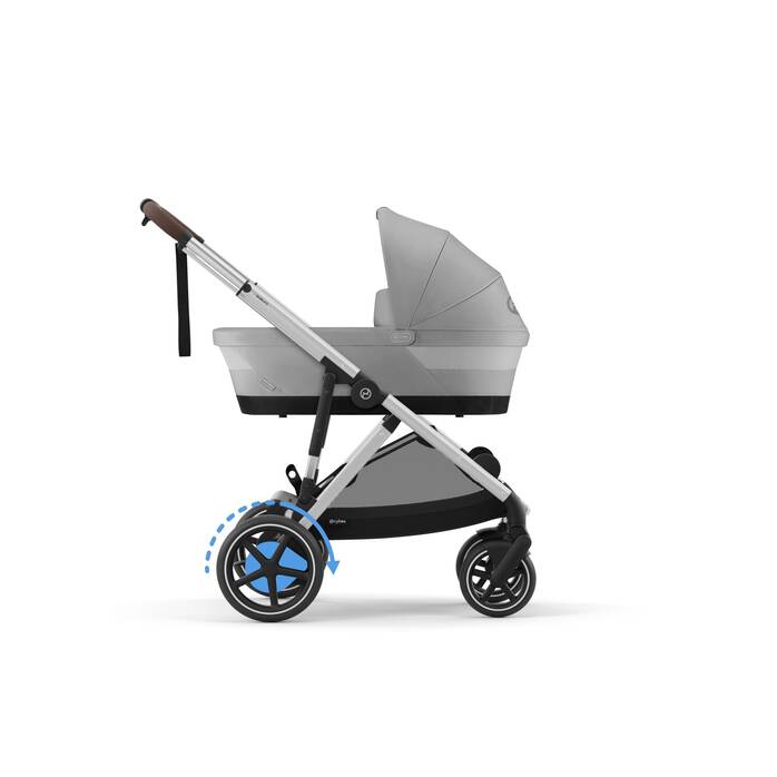 CYBEX e-Gazelle S - Stone Grey (châssis Silver) in Stone Grey (Silver Frame) large numéro d’image 3