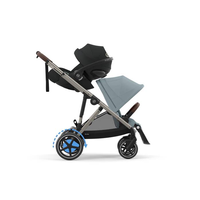 CYBEX e-Gazelle S - Stormy Blue (Taupe frame) in Stormy Blue (Taupe Frame) large afbeelding nummer 5