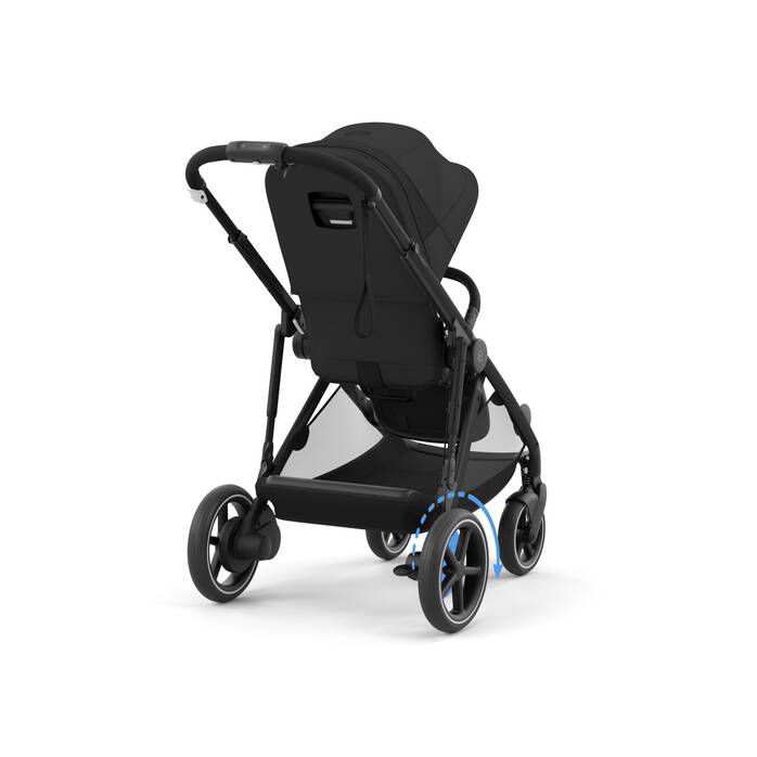 CYBEX e-Gazelle S - Moon Black (Black Frame) in Moon Black (Black Frame) large