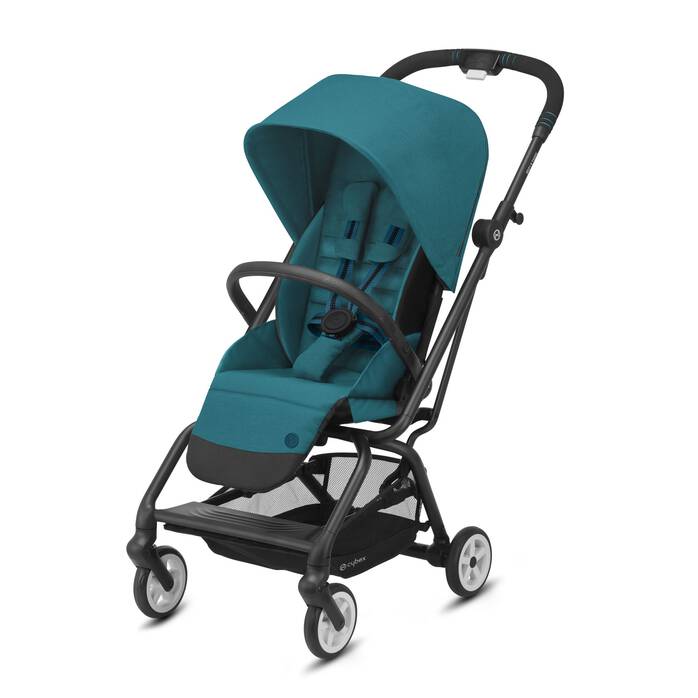 CYBEX Eezy S Twist 2 - River Blue (Schwarzer Rahmen) in River Blue (Black Frame) large Bild 1