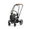 CYBEX Priam Frame - Chrome With Brown Details in Chrome With Brown Details large image number 1 Small