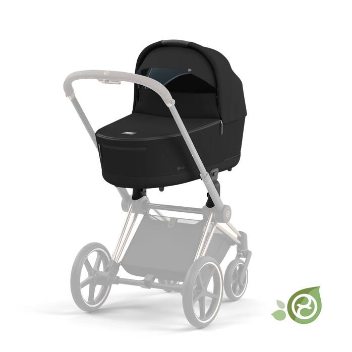 CYBEX Navicella Priam Lux Carry Cot - Onyx Black in Onyx Black large numero immagine 6