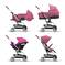 CYBEX Eezy S Twist 2 - Magnolia Pink (Silver Frame) in Magnolia Pink (Silver Frame) large image number 5 Small