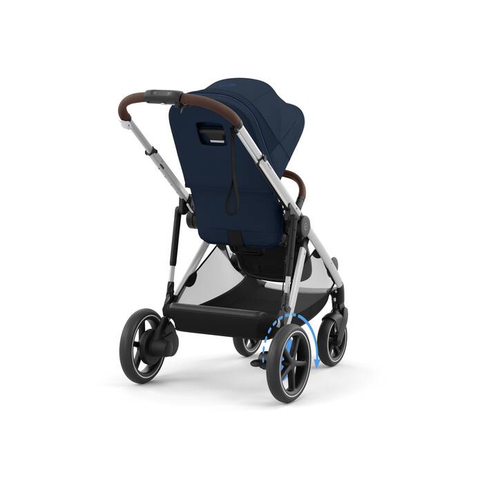 CYBEX e-Gazelle S - Ocean Blue (Châssis Silver) in Ocean Blue (Silver Frame) large numéro d’image 8