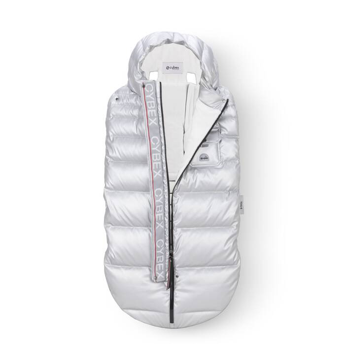 CYBEX Platinum Winter Footmuff - Arctic Silver in Arctic Silver large image number 3