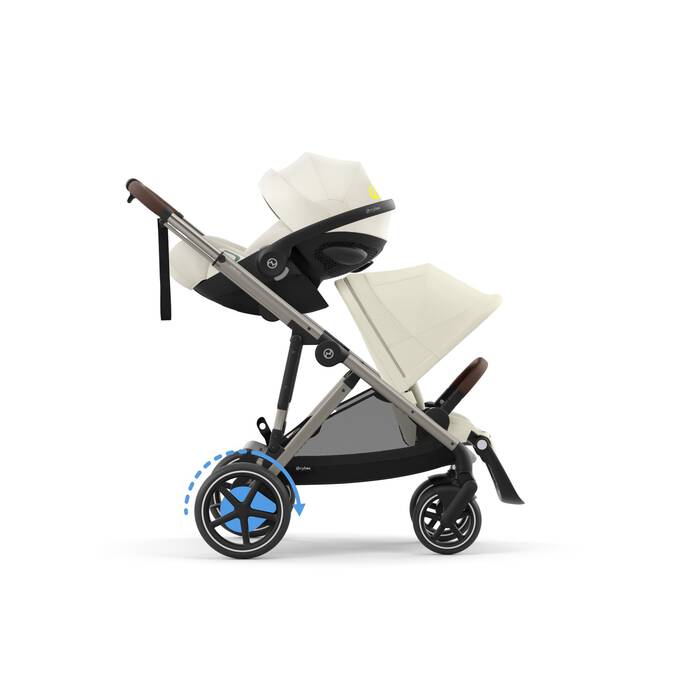 CYBEX e-Gazelle S – Seashell Beige (rám v barvě Taupe) in Seashell Beige (Taupe Frame) large číslo snímku 5