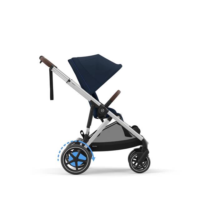 CYBEX e-Gazelle S - Ocean Blue (Châssis Silver) in Ocean Blue (Silver Frame) large numéro d’image 7