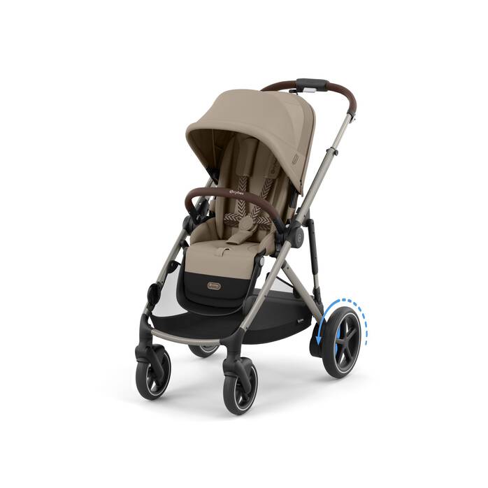 CYBEX e-Gazelle S – Almond Beige (rám v barvě Taupe) in Almond Beige (Taupe Frame) large číslo snímku 4