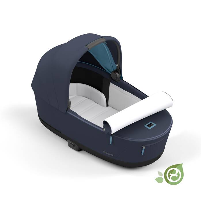 CYBEX Priam Lux Carry Cot - Dark Navy in Dark Navy large image number 2