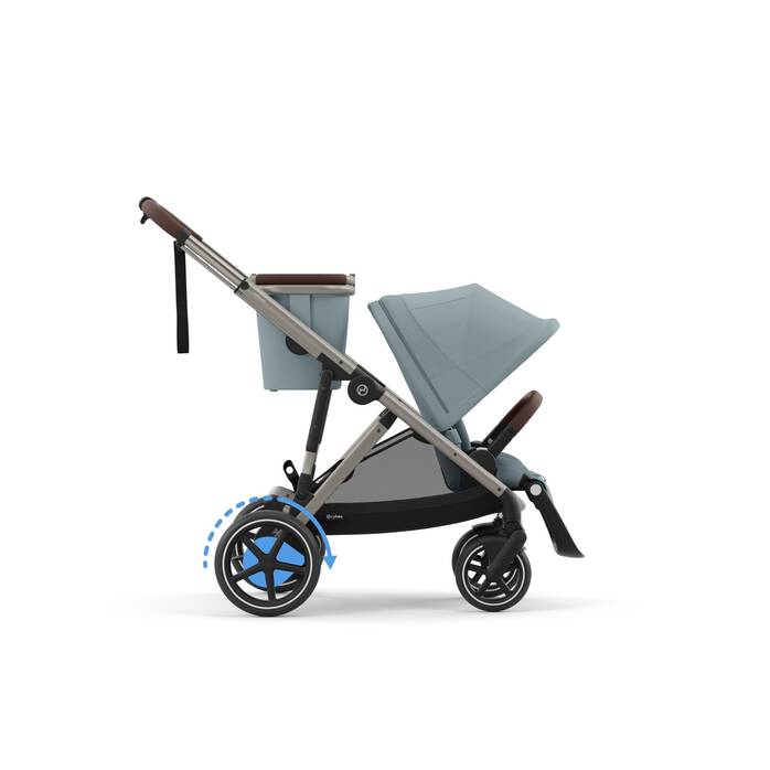 CYBEX e-Gazelle S - Stormy Blue (Taupe frame) in Stormy Blue (Taupe Frame) large afbeelding nummer 1