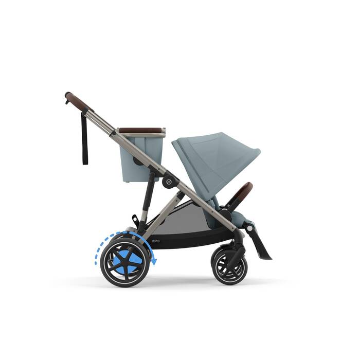 CYBEX e-Gazelle S – Stormy Blue (rám v barvě Taupe) in Stormy Blue (Taupe Frame) large číslo snímku 1