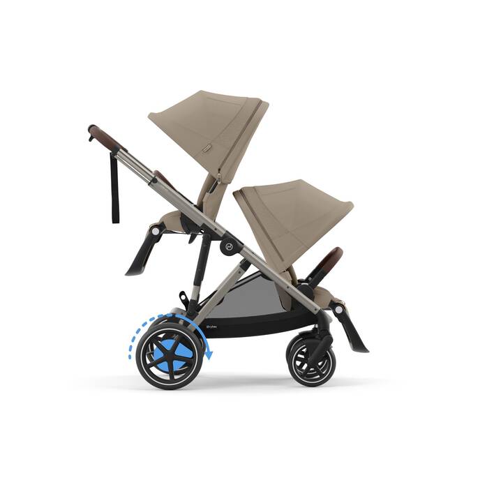 CYBEX e-Gazelle S - Almond Beige (Châssis Taupe) in Almond Beige (Taupe Frame) large numéro d’image 6