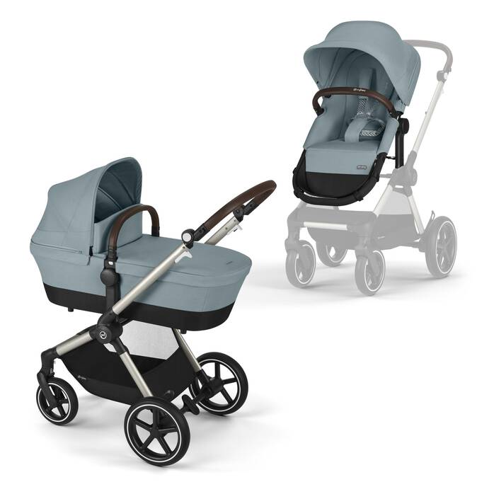 CYBEX Eos Lux - Sky Blue (telaio tortora) in Sky Blue (Taupe Frame) large numero immagine 1