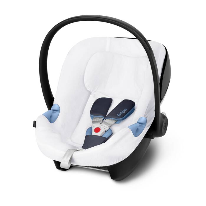 CYBEX Zomerbekleding Aton M/B - White in White large afbeelding nummer 1