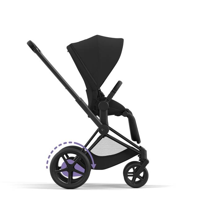 CYBEX e-Priam chassi - Matt Black in Matt Black large bildnummer 6