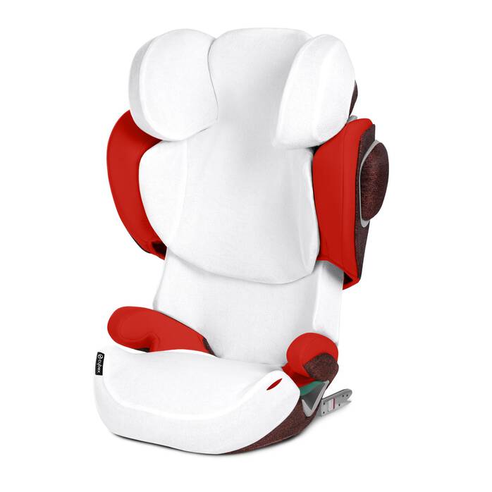 CYBEX Solution Z Zomerbekleding - White in White large afbeelding nummer 1