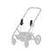 CYBEX Babyschalen Adapter Balios S Talos S Line - Black in Black large Bild 2 Klein