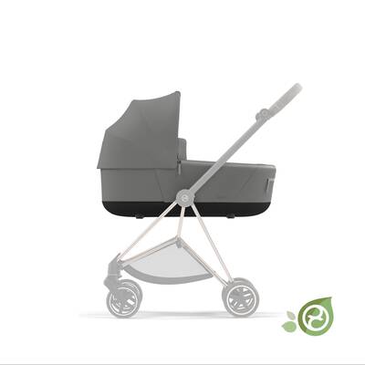 Mios Lux Carry Cot - Pearl Grey