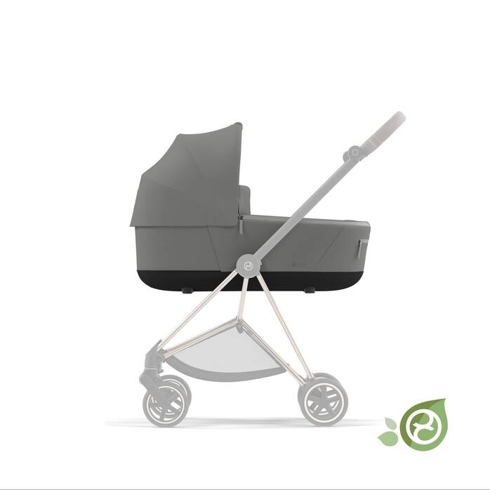 CYBEX Mios Lux bärsäng - Pearl Grey in Pearl Grey large bildnummer 7