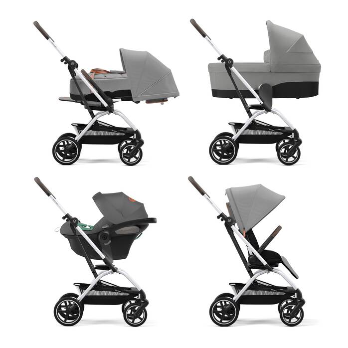 CYBEX Eezy S Twist+2 2023 - Lava Grey in Lava Grey (Silver Frame) large número da imagem 6