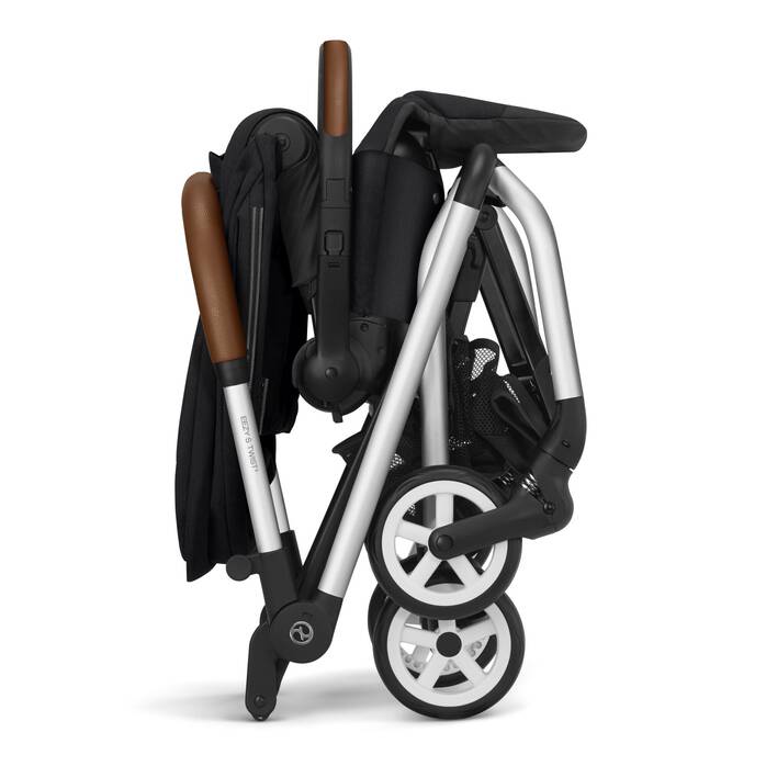 CYBEX Eezy S Twist 2 - Deep Black (châssis Silver) in Deep Black (Silver Frame) large numéro d’image 5