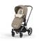 CYBEX Platinum Footmuff - Cozy Beige in Cozy Beige large afbeelding nummer 5 Klein