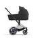 CYBEX e-Priam Frame - Chrome With Brown Details in Chrome With Brown Details large image number 4 Small