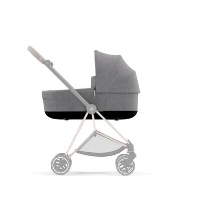 Mios Lux Navicella Carry Cot - Manhattan Grey Plus