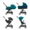 CYBEX Eezy S Twist 2 - River Blue (châssis Black) in River Blue (Black Frame) large numéro d’image 6 Petit