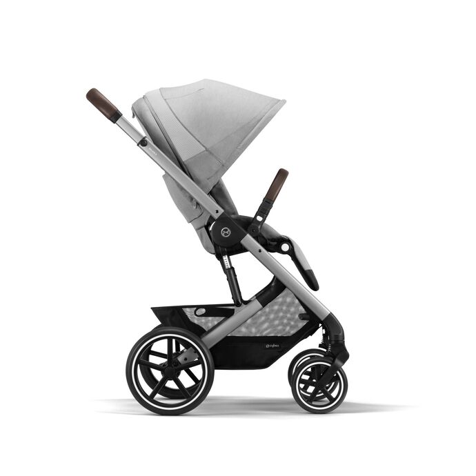 Cybex BALIOS S LUX - 2in1 pushchair with carrycot, Lava Grey, Silver frame  Lava Grey, Prams