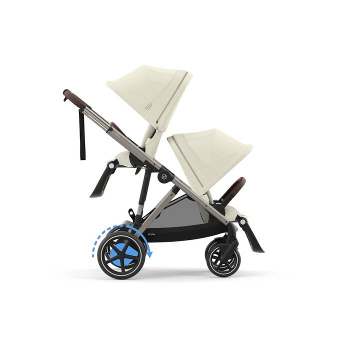 CYBEX e-Gazelle S - Seashell Beige (châssis Taupe) in Seashell Beige (Taupe Frame) large numéro d’image 6