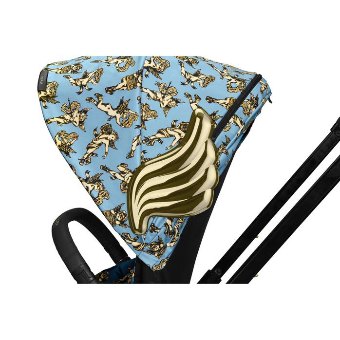 CYBEX Jeremy Scott e-Priam 1 - Cherubs Blue in Cherubs Blue large numéro d’image 3