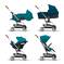 CYBEX Eezy S Twist 2 - River Blue (Silberner Rahmen) in River Blue (Silver Frame) large Bild 6 Klein