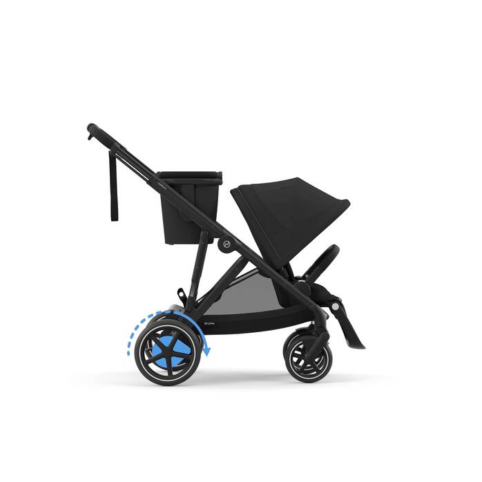 CYBEX e-Gazelle S - Moon Black (Zwart frame) in Moon Black (Black Frame) large