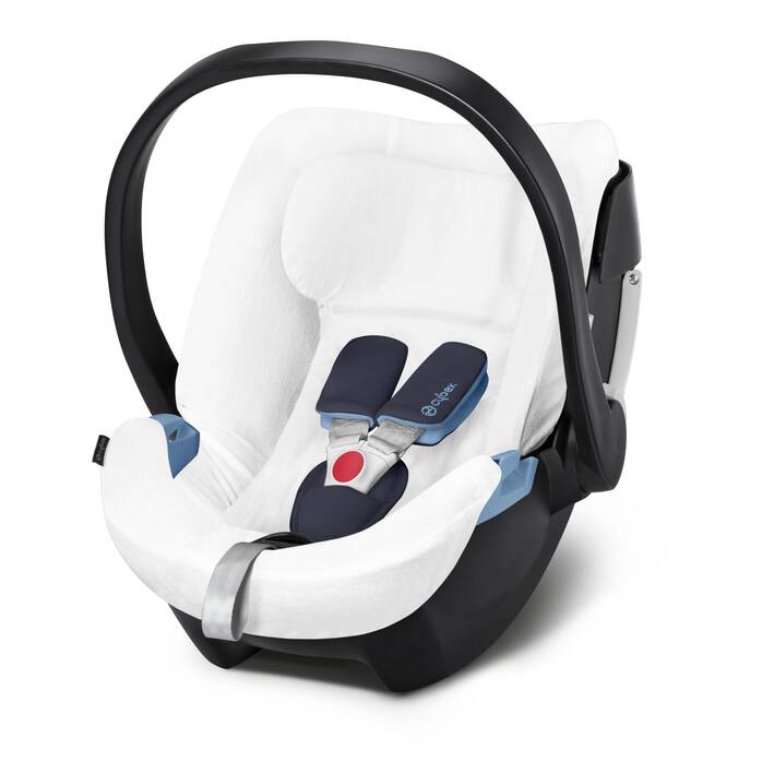 CYBEX Zomerbekleding Aton 5 - White in White large afbeelding nummer 1