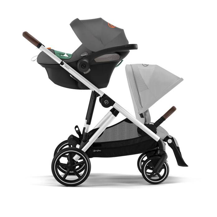 CYBEX Gazelle S - Lava Grey (chasis plateado) in Lava Grey (Silver Frame) large número de imagen 3