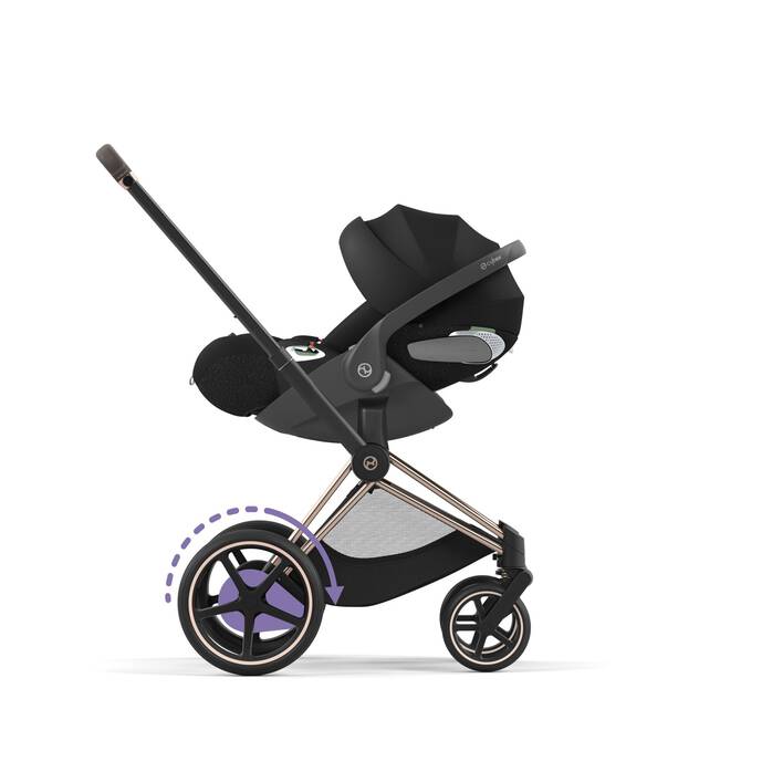 CYBEX Châssis e-Priam - Rosegold in Rosegold large numéro d’image 5