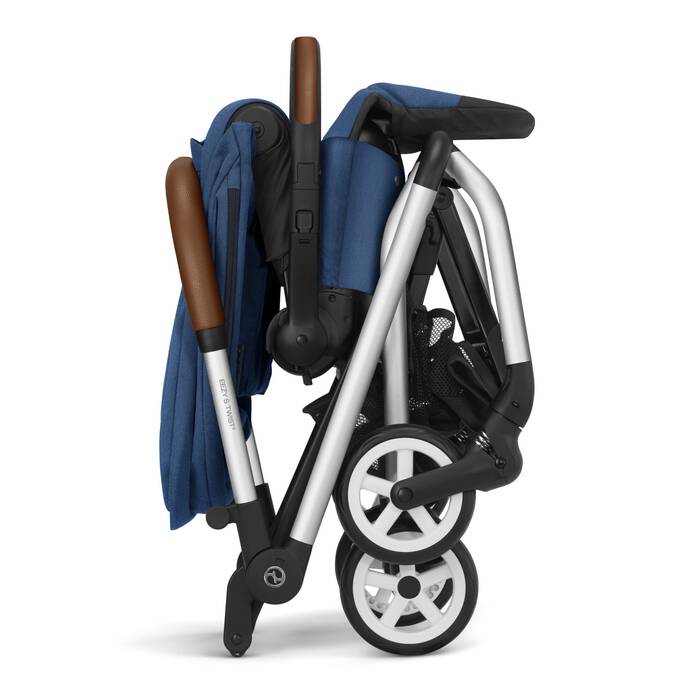 CYBEX Eezy S Twist 2 – Navy Blue (silverfärgad ram) in Navy Blue (Silver Frame) large bildnummer 4