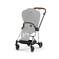 CYBEX Mios chassi - Chrome With Brown Details in Krom Med Bruna Detaljer large bildnummer 2 Liten