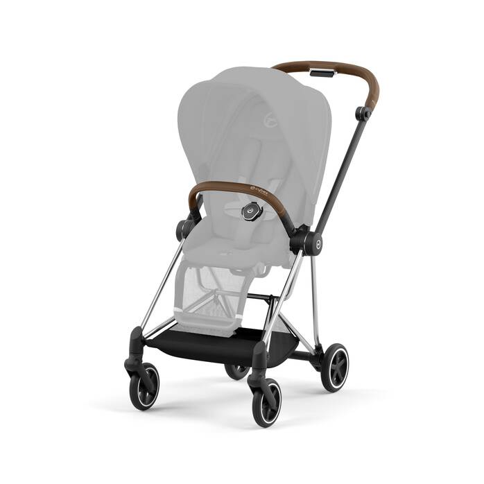 CYBEX Mios chassi - Chrome With Brown Details in Krom Med Bruna Detaljer large bildnummer 2