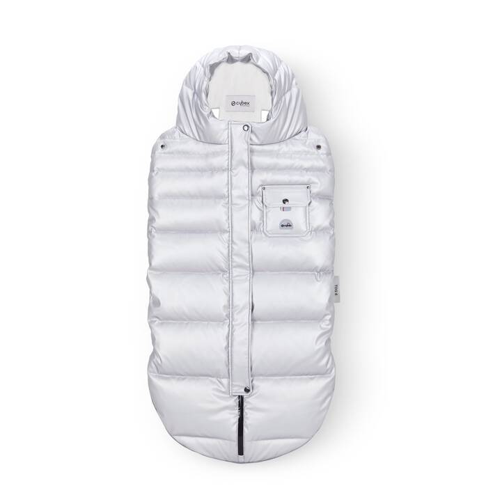 CYBEX Platinum Winter Footmuff - Arctic Silver in Arctic Silver large 画像番号 2