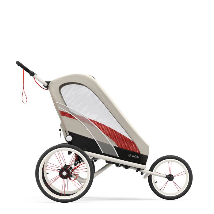 CYBEX Zeno Frame - Creme With Orange Details in Creme With Orange Details large image number 4